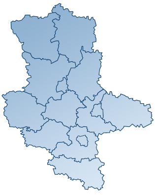 Karte von Sachsen-Anhalt